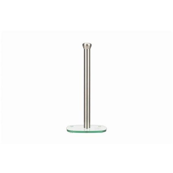 Jiallo WE-PH113 55 in. Freestanding Paper Towel Holder with Faux Crystal Top; Satin Nickel WE-PH113 - main